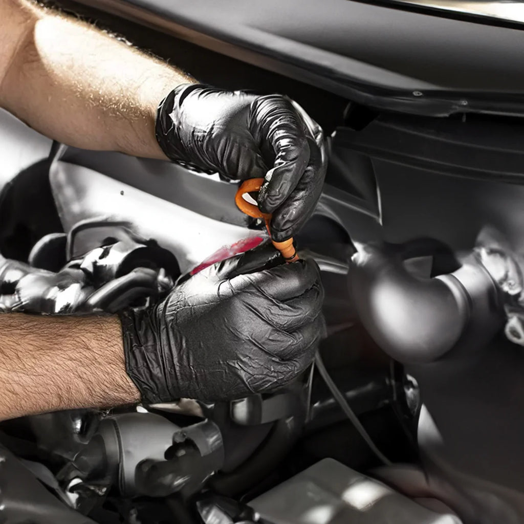 Intco Exam & Mechanic's Powder Free 4 mil Nitrile Gloves NGCM104 (100/bx)(1000/case)(105 cases per Pallet)